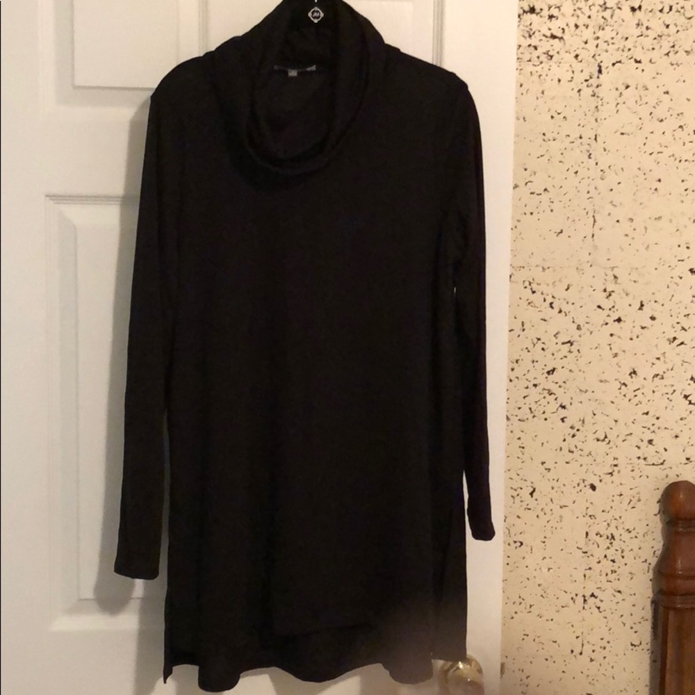 Lisa Rinna Long Drop Turtleneck